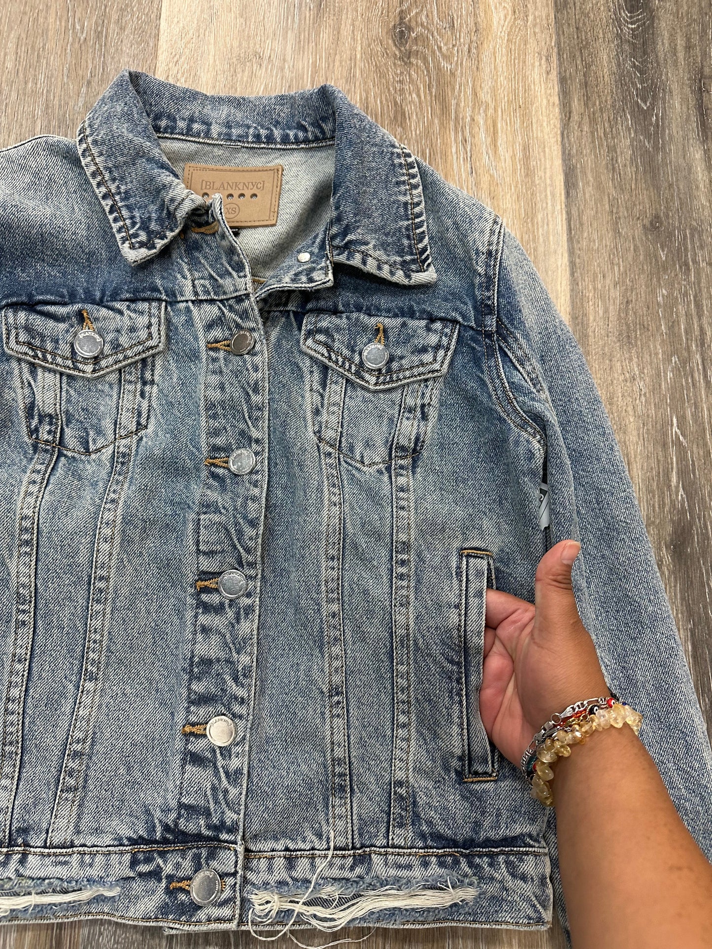 Jacket Denim By Blanknyc In Blue Denim, Size: Xs