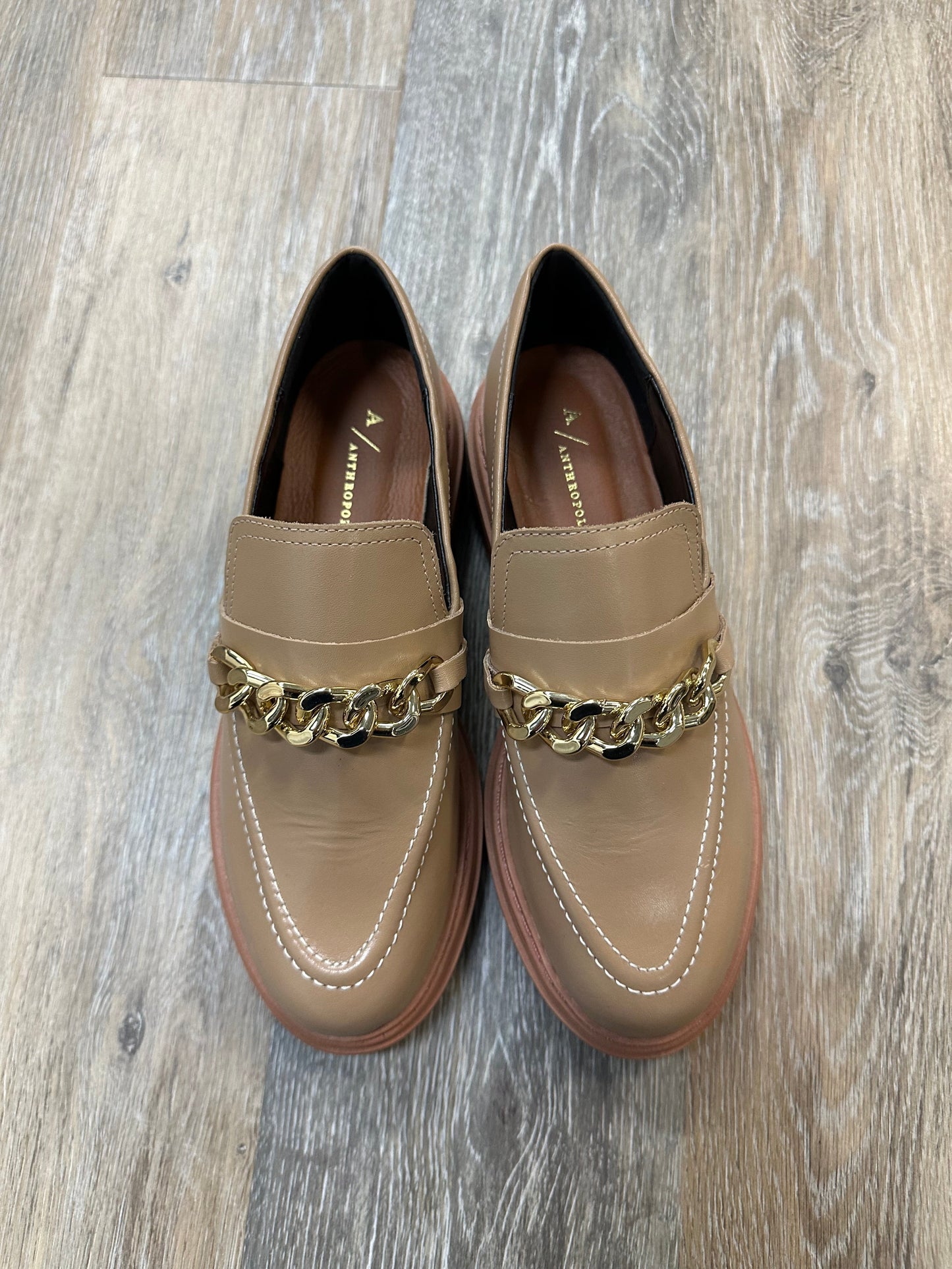 Shoes Flats By Anthropologie In Tan, Size: 8