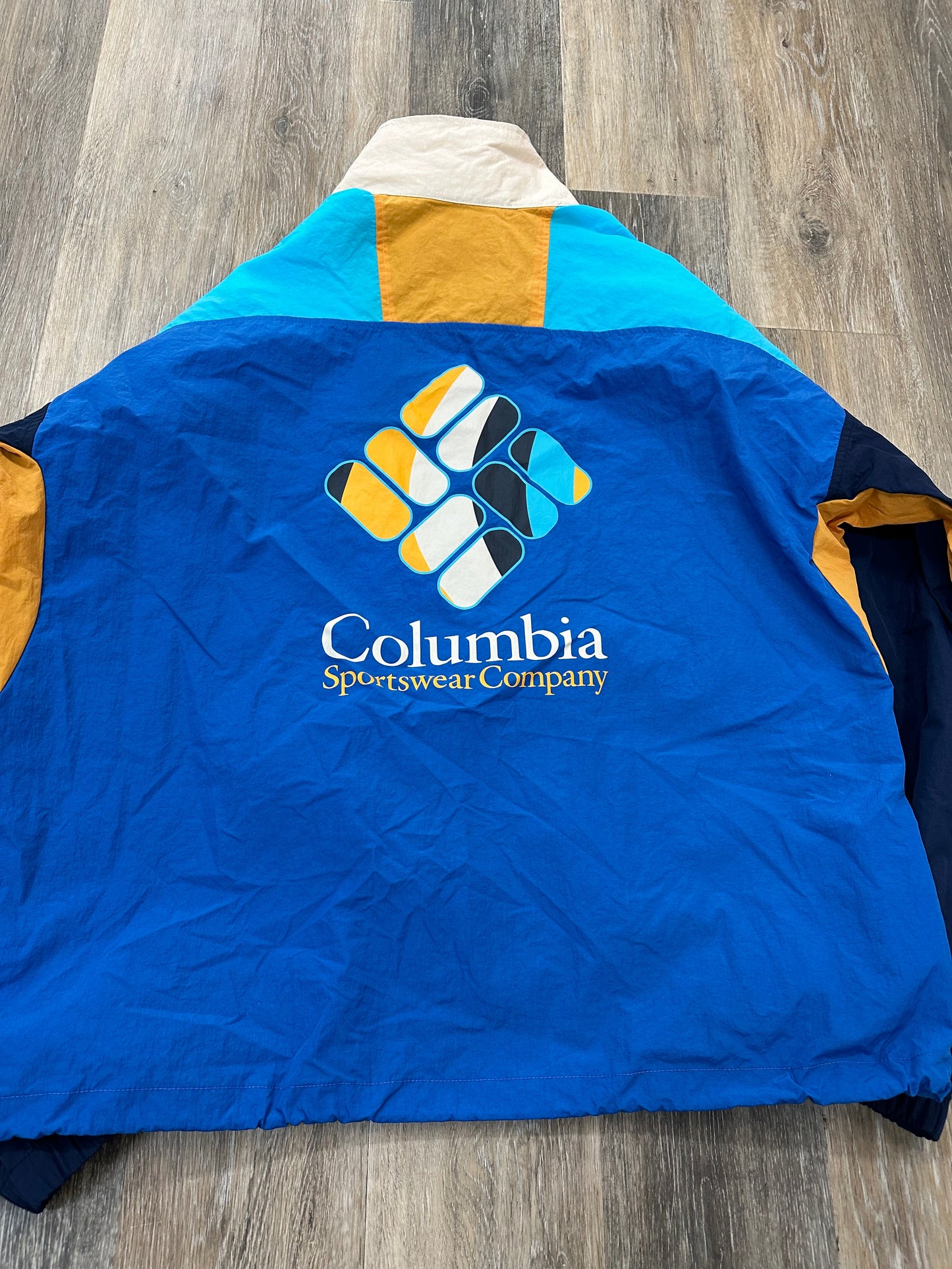 Jacket Windbreaker By Columbia In Multi-colored, Size: Xl