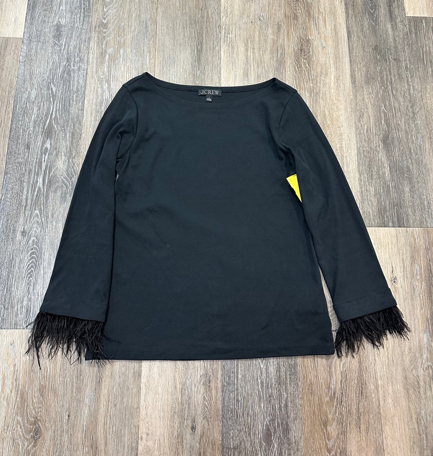 Top Long Sleeve By J. Crew In Black, Size: S