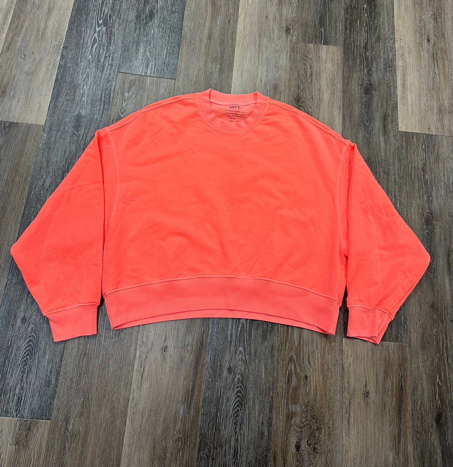 Top Long Sleeve By Velvet By Graham & Spencer In Coral, Size: S