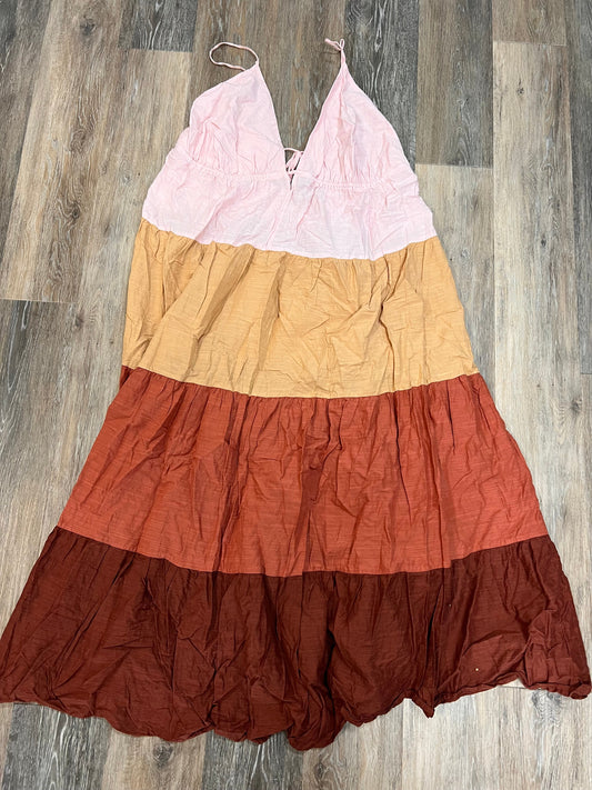 Dress Casual Maxi By Anthropologie In Multi-colored, Size: 2x