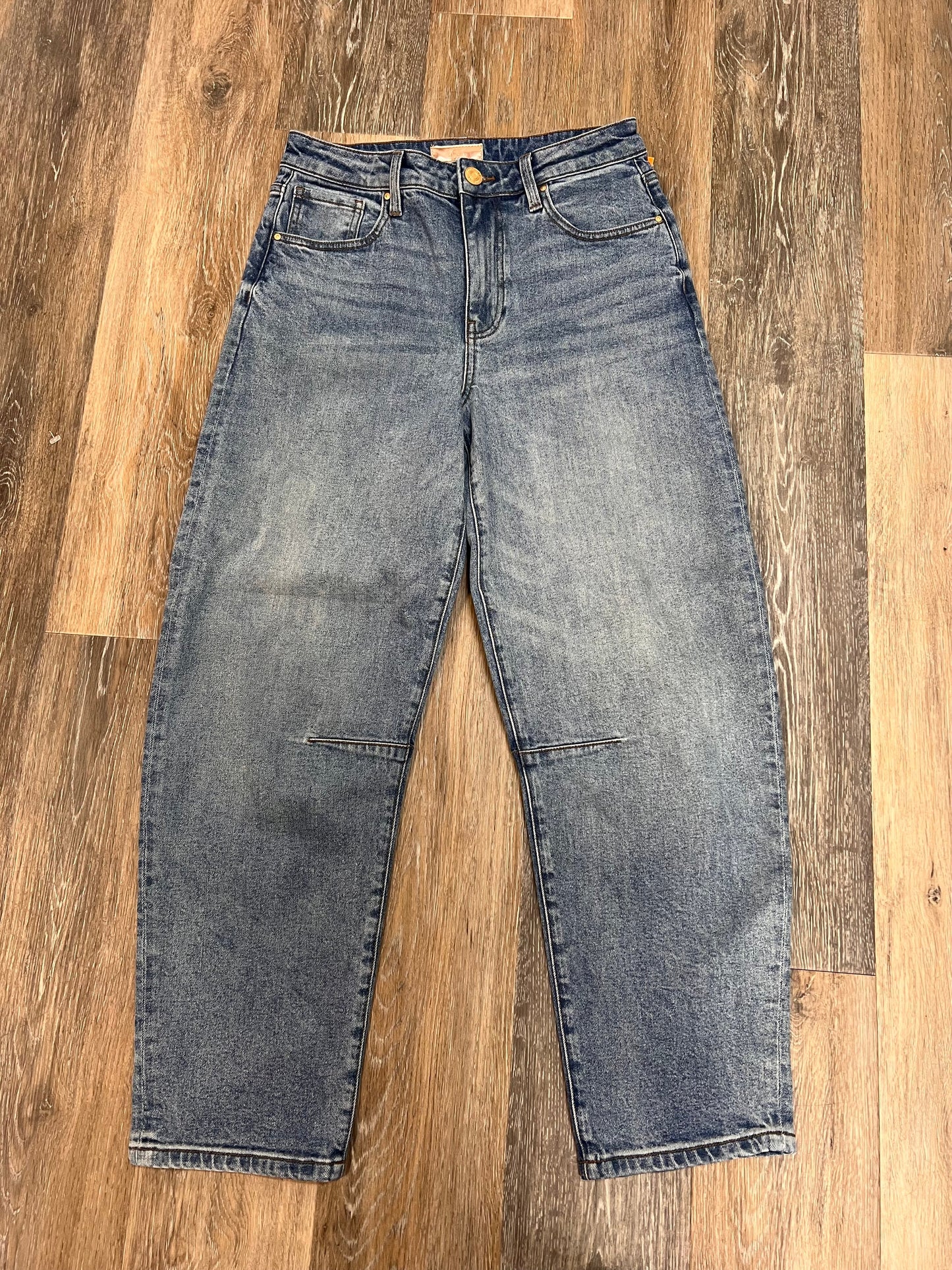 Jeans Straight By Kut In Blue Denim, Size: 0