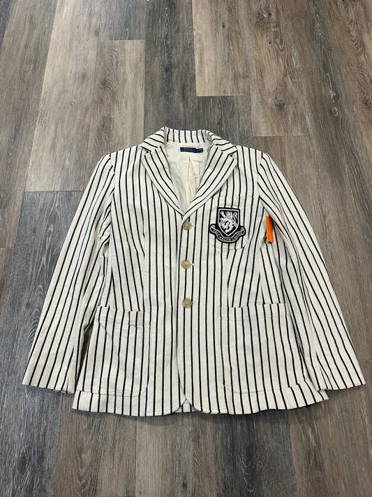 Blazer By Polo Ralph Lauren In Striped Pattern, Size: 0