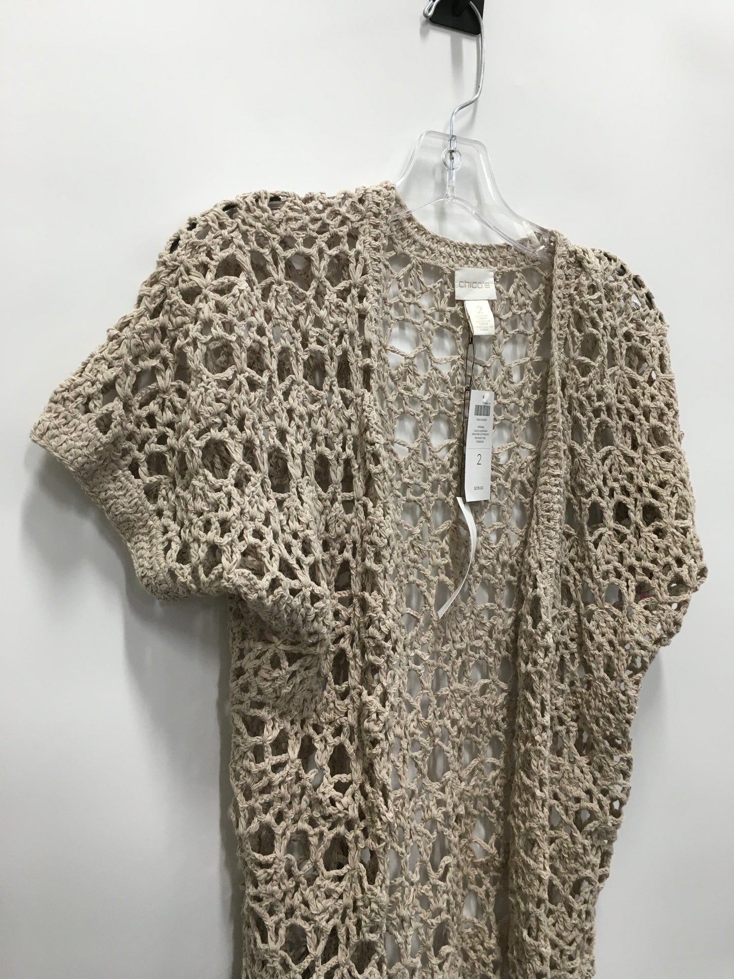 Tan Cardigan Chicos, Size L