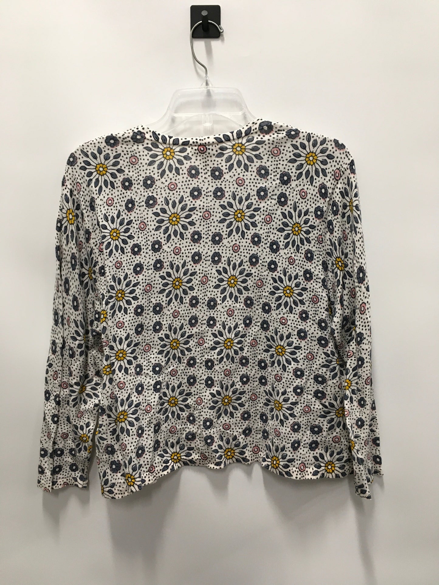 Floral Sweater Cardigan Loft, Size Xl