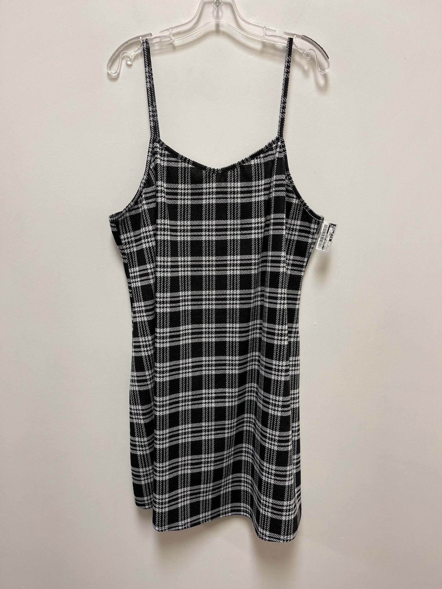 Black Dress Casual Midi Clothes Mentor, Size 2x