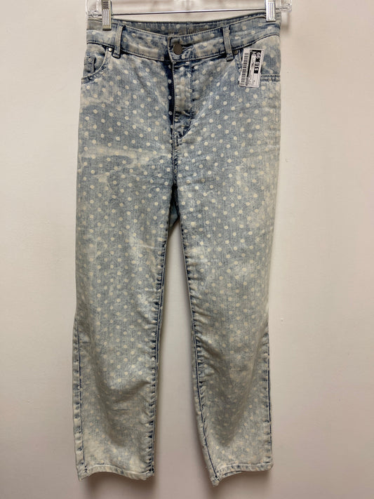 Jeans Cropped By Chicos In Blue Denim, Size: 6