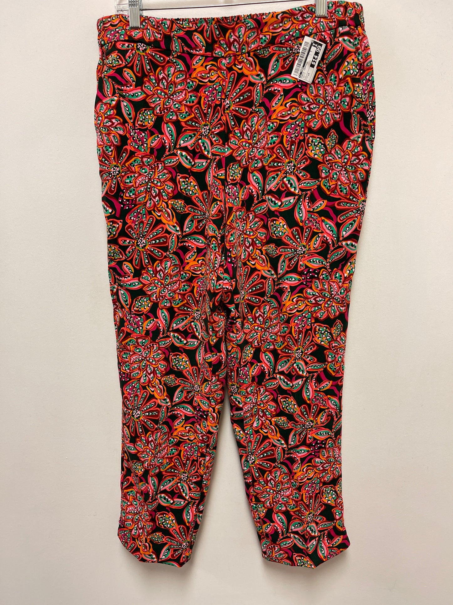 Pants Cropped By J. Crew In Multi-colored, Size: 14