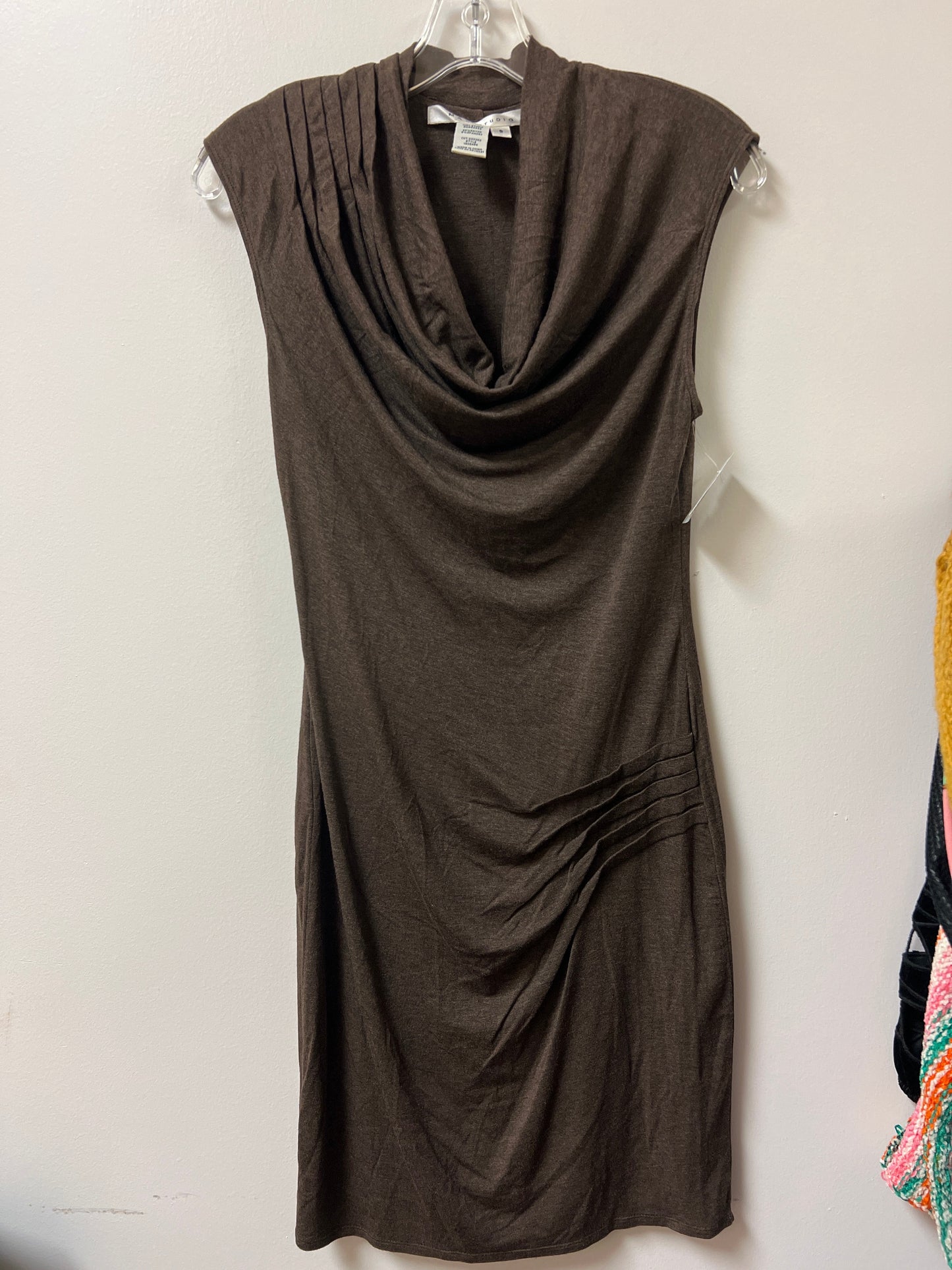 Dress Casual Midi By Max Studio In Brown, Size: S