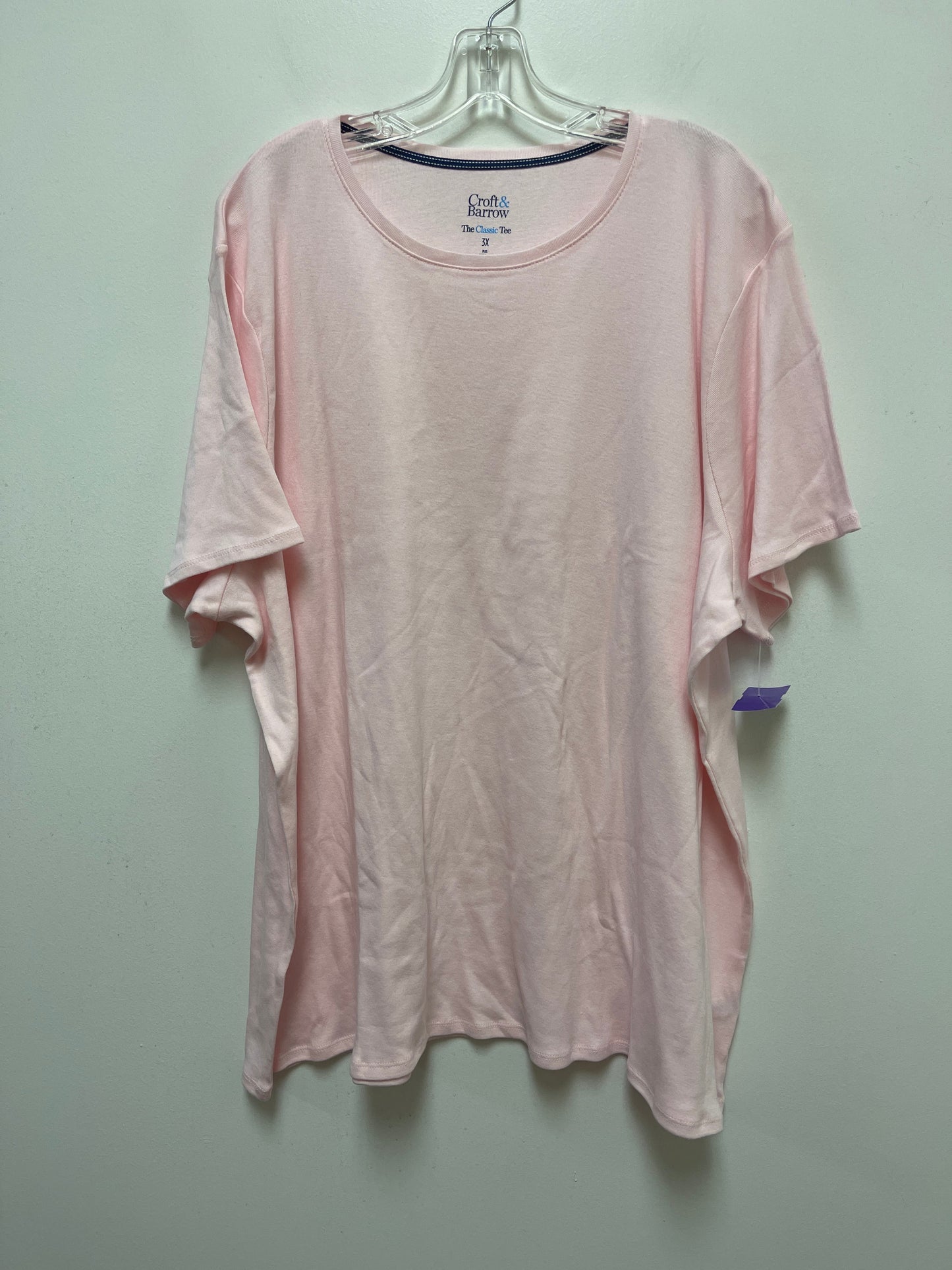 Top Short Sleeve By Croft And Barrow  Size: 3x