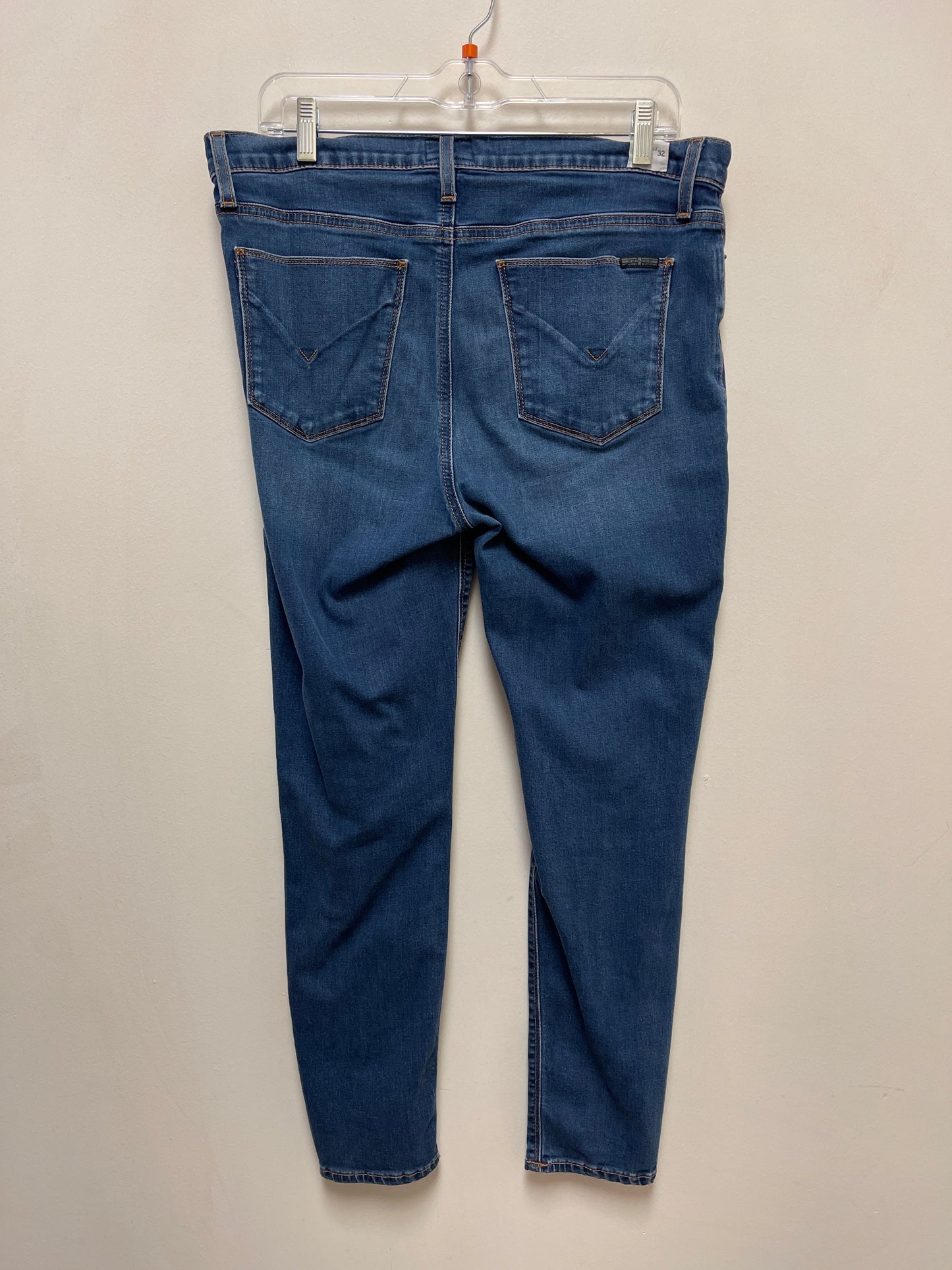 Jeans Designer By Hudson In Blue Denim, Size: 12