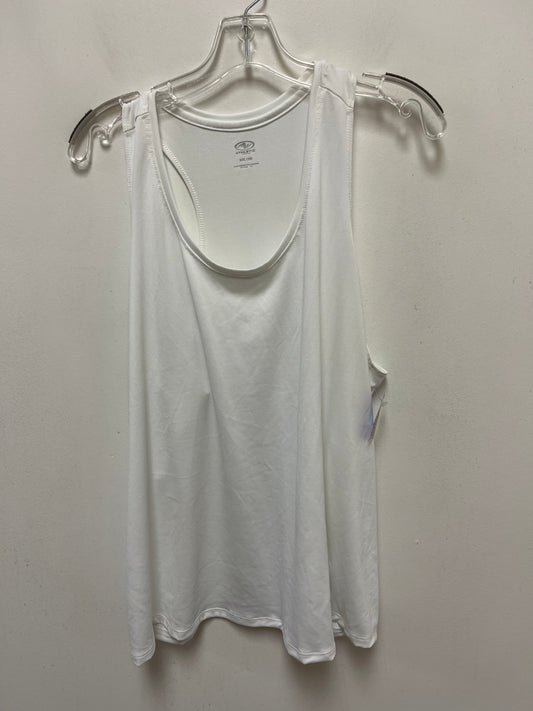 White Athletic Tank Top Athletic Works, Size 2x