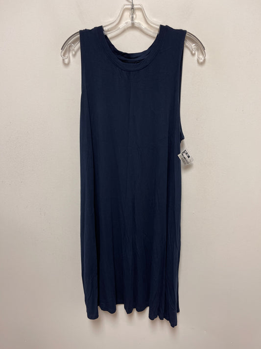 Navy Dress Casual Midi Time And Tru, Size 2x