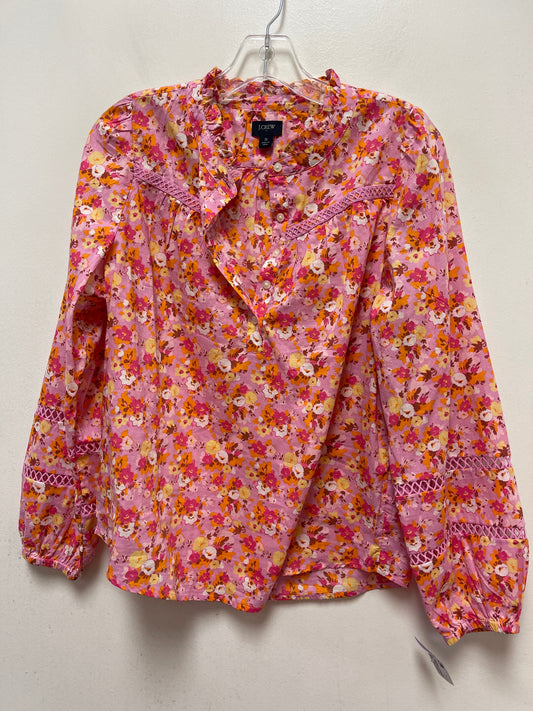 Pink Top Long Sleeve J. Crew, Size S