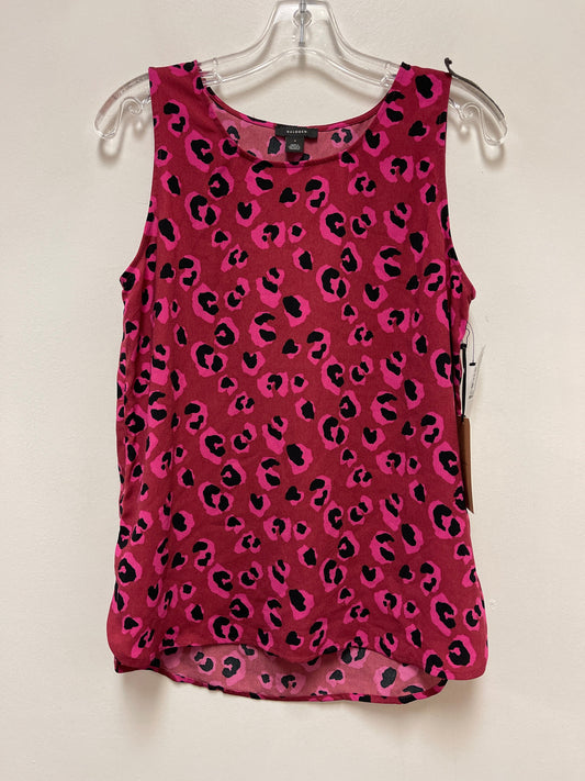 Top Sleeveless By Halogen In Animal Print, Size: S