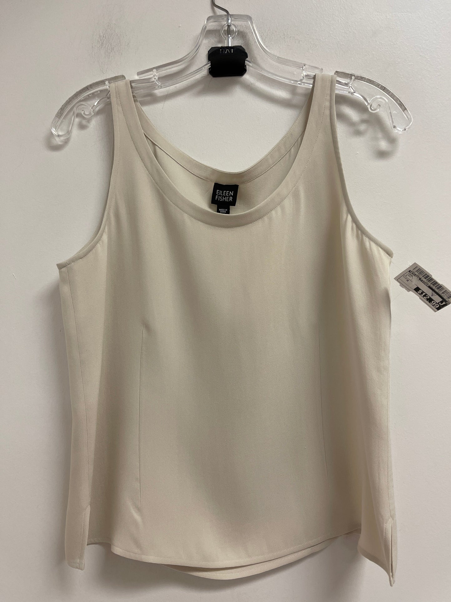 Tank Top By Eileen Fisher In Cream, Size: M