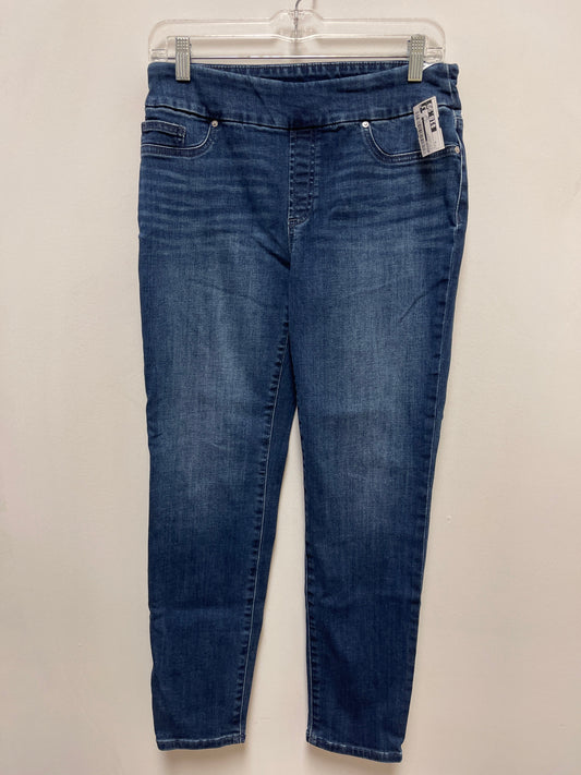 Jeans Skinny By Chicos In Blue Denim, Size: 4