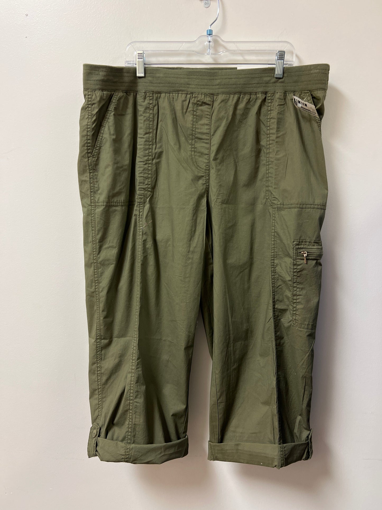 Pants Cargo & Utility By Chicos In Green, Size: 20