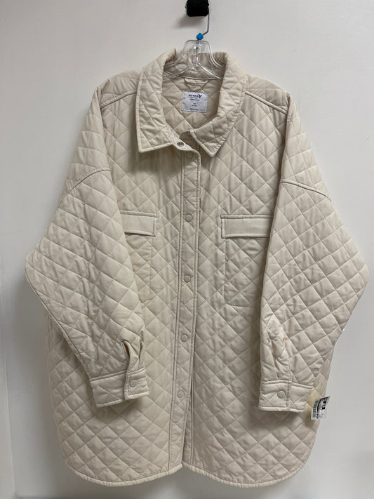 Jacket Puffer & Quilted By Old Navy In Cream, Size: 3x