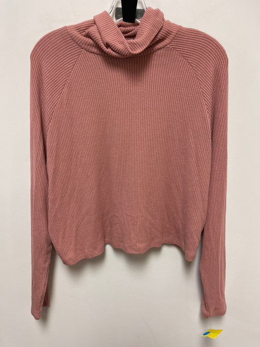 Top Long Sleeve By Bp In Pink, Size: Xs