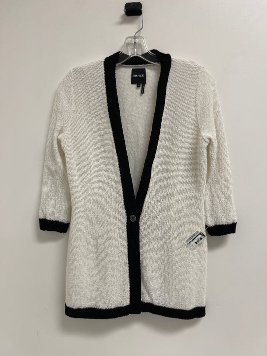 Sweater Cardigan By Nic + Zoe In White, Size: Xs