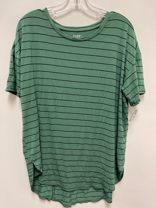 Top Short Sleeve By Time And Tru In Green, Size: M