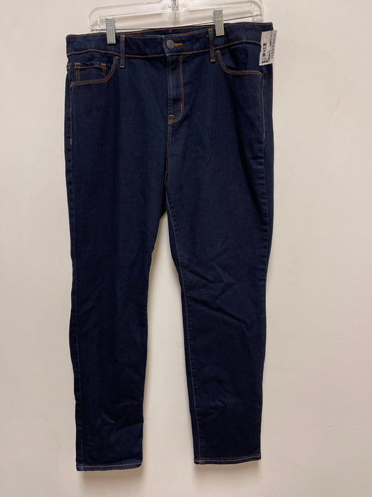 Jeans Skinny By Old Navy In Blue Denim, Size: 14