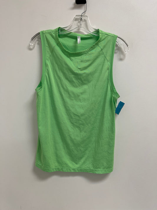 Athletic Tank Top By Fabletics In Green, Size: S