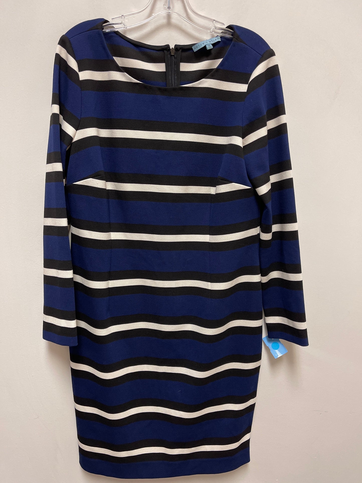 Dress Casual Midi By Antonio Melani In Navy, Size: L