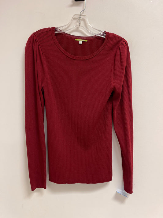 Top Long Sleeve By Gianni Bini In Red, Size: M