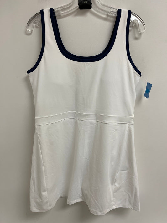 Athletic Dress By Fabletics In White, Size: Xl