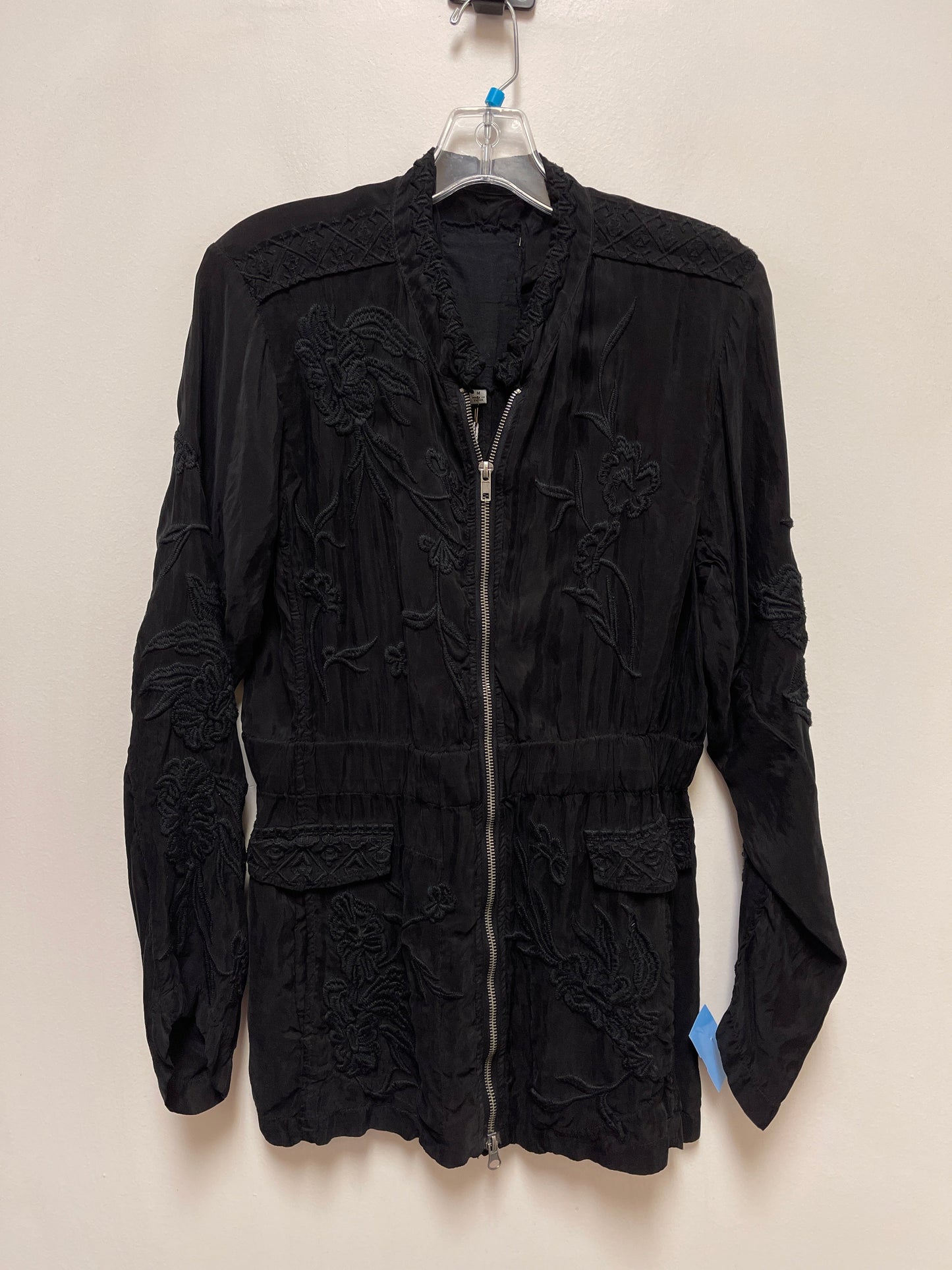 Jacket Designer By Johnny Was In Black, Size: M