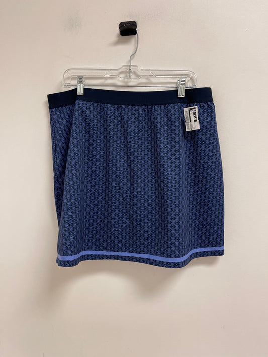 Athletic Skort By Lady Hagen In Blue, Size: Xl