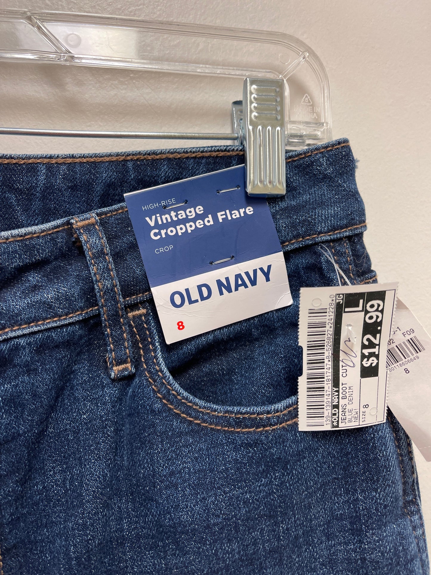 Jeans Boot Cut By Old Navy In Blue Denim, Size: 8