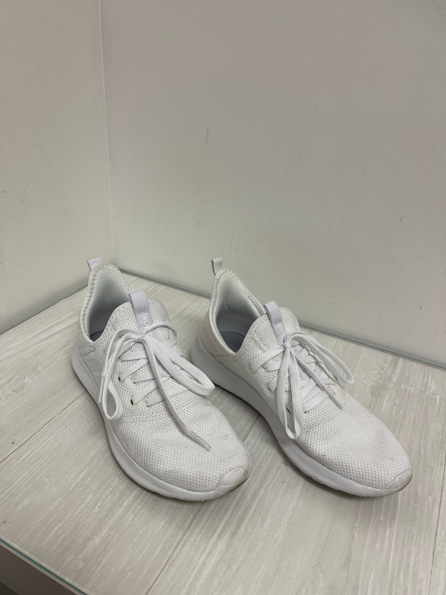 Shoes Athletic By Adidas In White, Size: 7.5