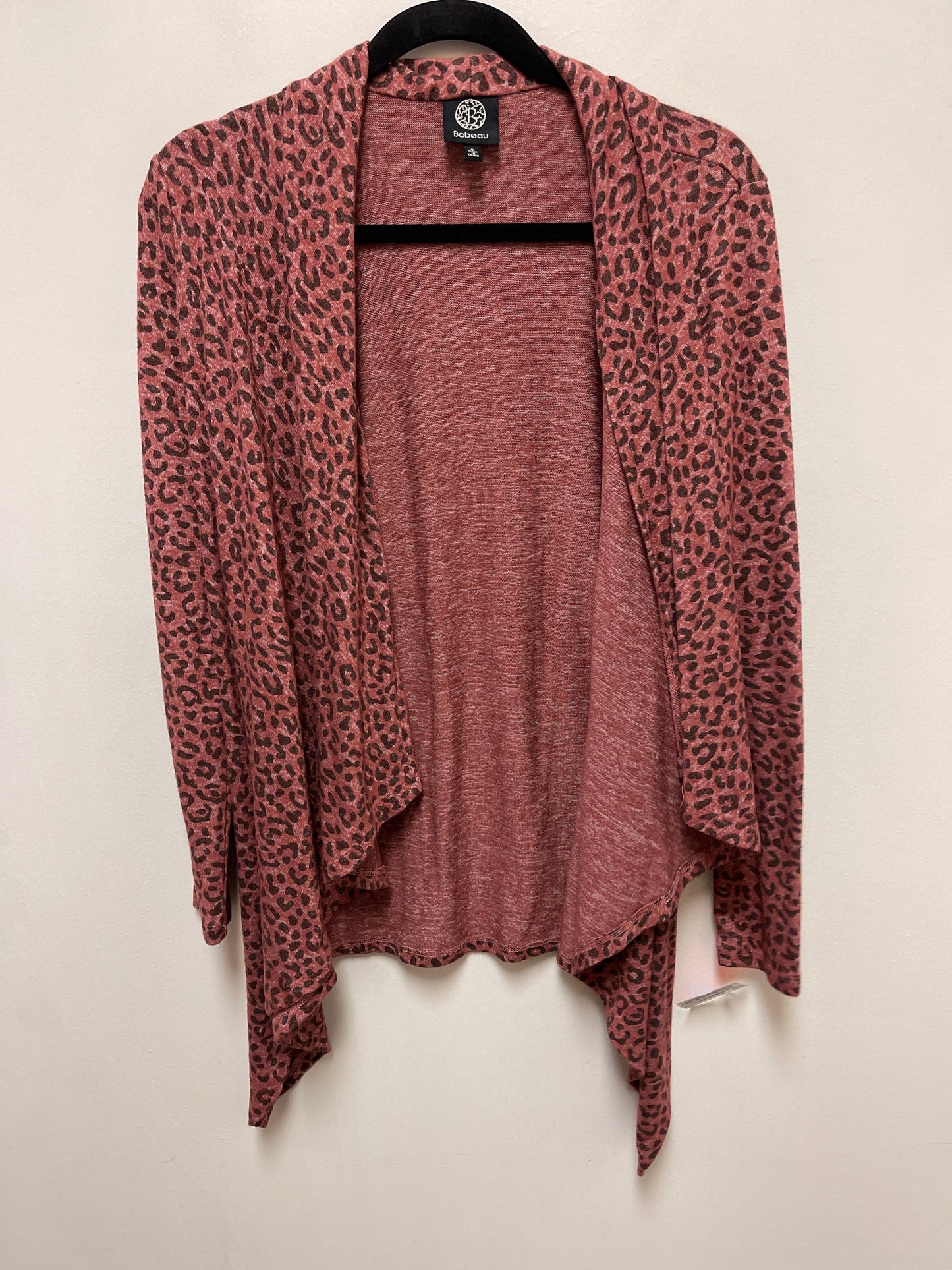 Sweater Cardigan By Bobeau In Red, Size: S