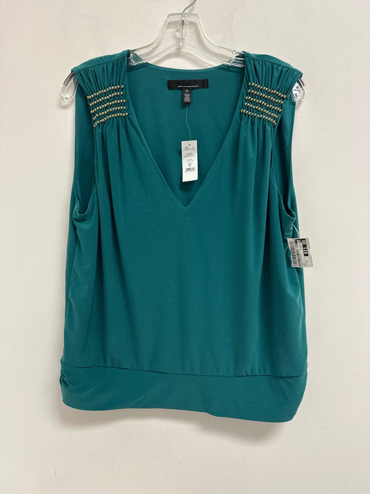 Top Sleeveless By White House Black Market In Green, Size: Xl