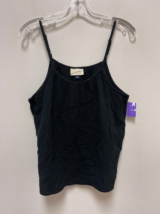 Black Top Sleeveless Universal Thread, Size S