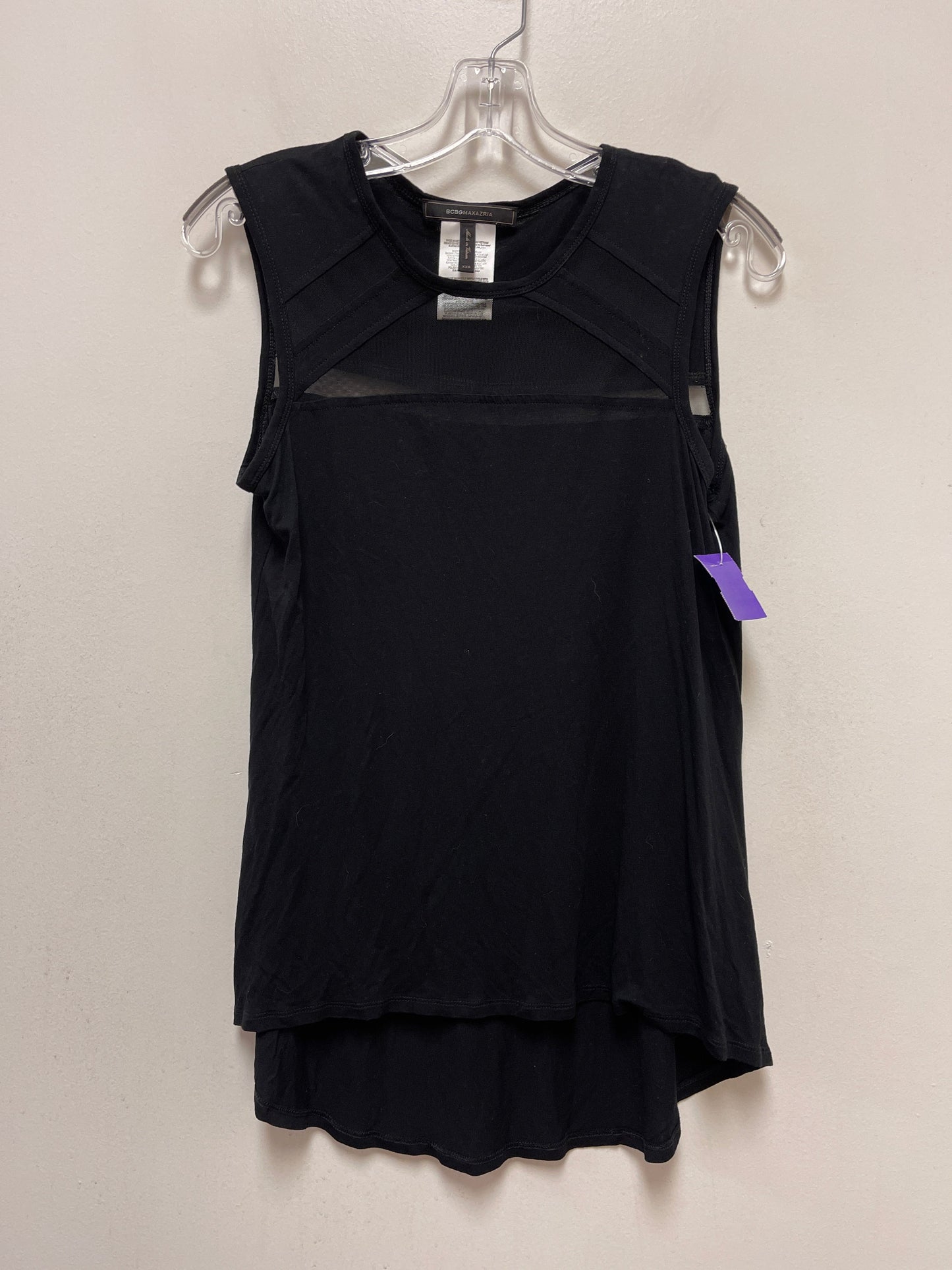 Black Top Sleeveless Bcbgmaxazria, Size Xs