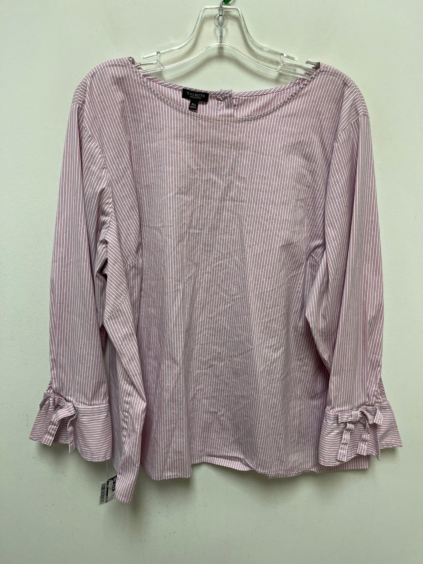 Pink Top Long Sleeve Talbots, Size 3x