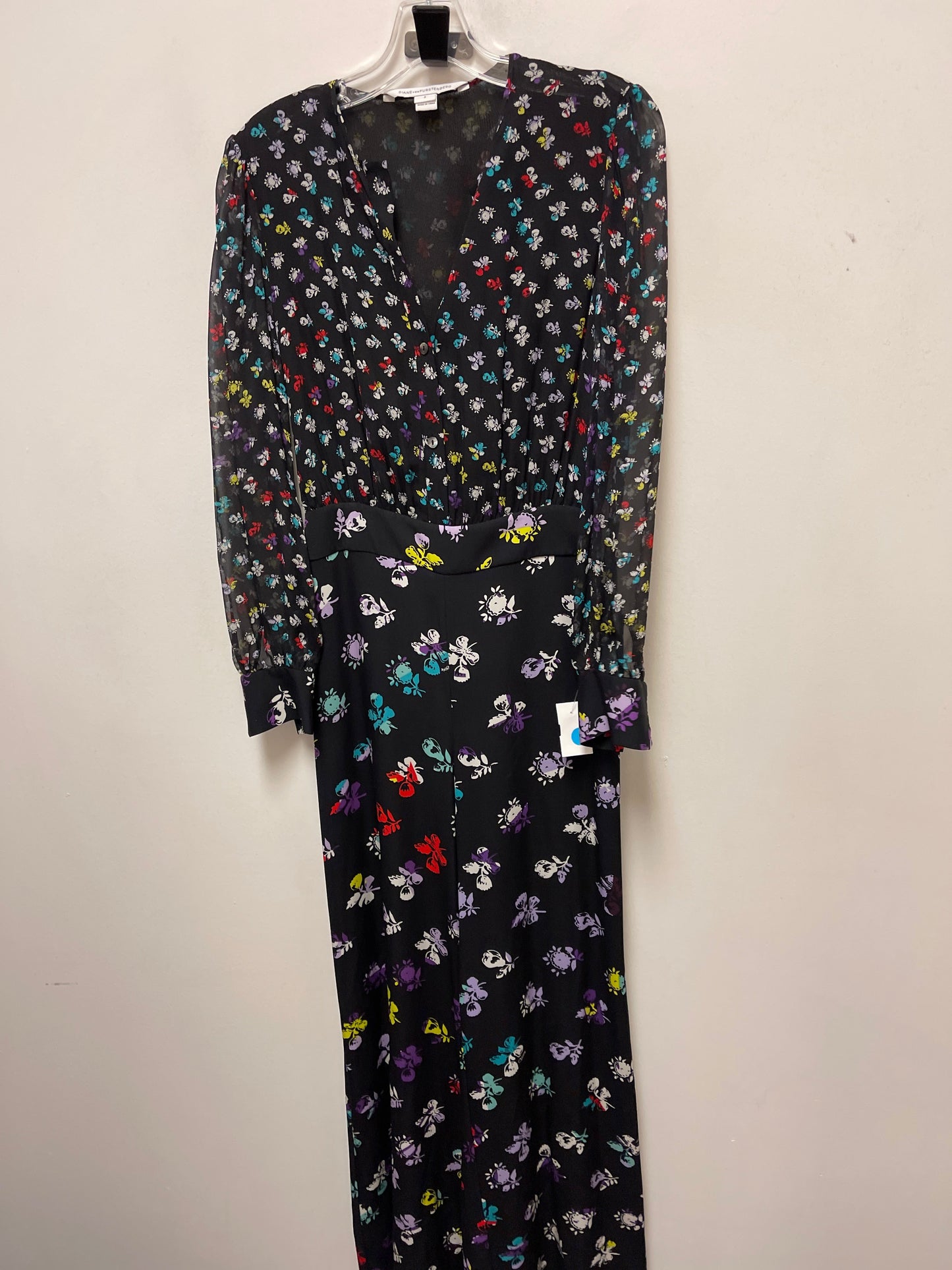 Jumpsuit By Diane Von Furstenberg In Black, Size: Xs