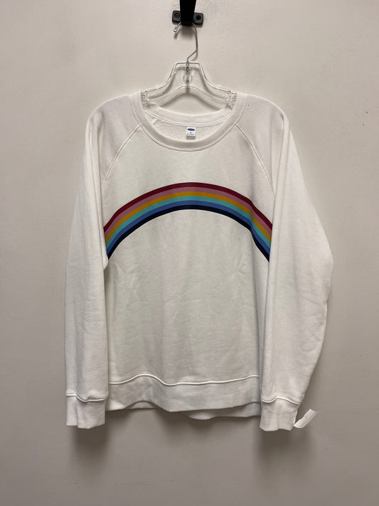 Sweater By Old Navy In White, Size: Xl