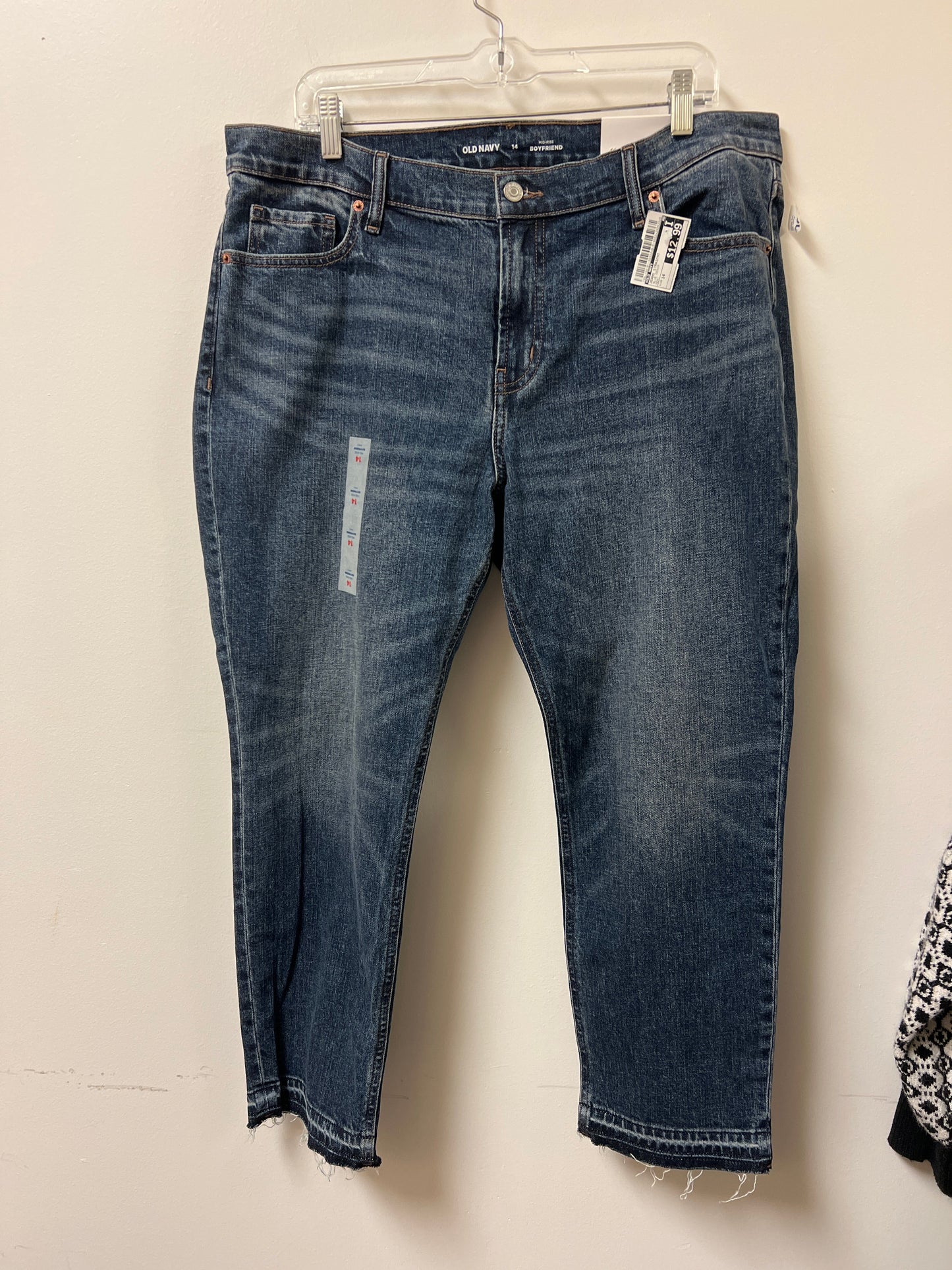 Jeans Straight By Old Navy In Blue Denim, Size: 14