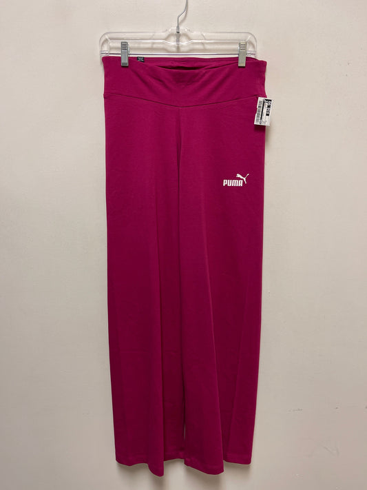 Athletic Pants By Puma In Pink, Size: M