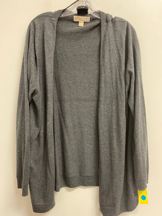 Cardigan By Michael By Michael Kors In Grey, Size: 2x