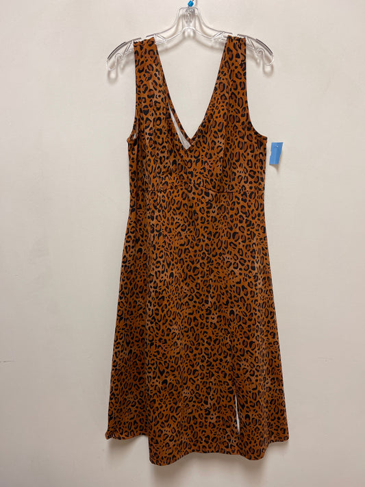 Dress Casual Maxi By Ava & Viv In Animal Print, Size: 2x