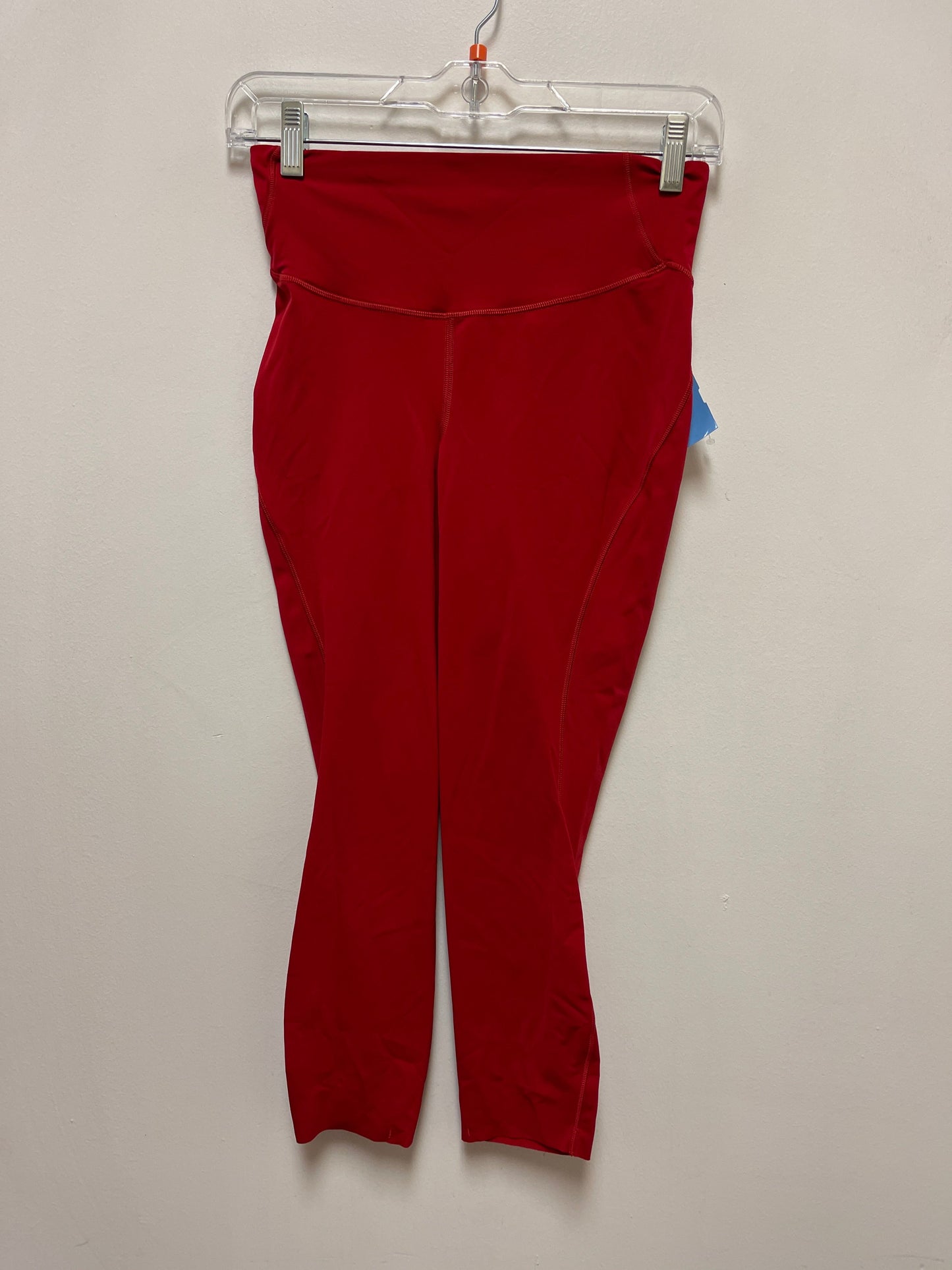 Athletic Capris By Lululemon In Red, Size: 6