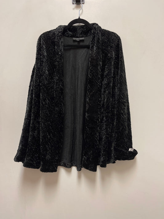 Cardigan By Connected Apparel In Black, Size: 1x