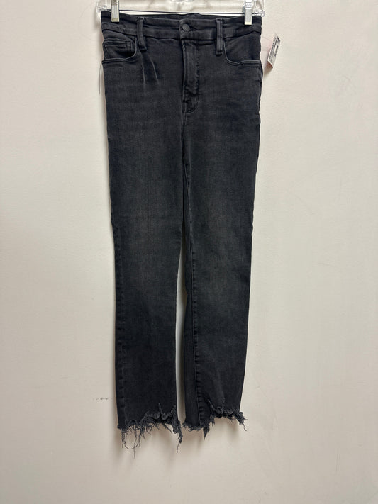 Pants Designer By Good American In Black Denim, Size: 0